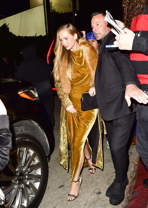 Jennifer Lawrence's Golden Globes Afterparty Dress 